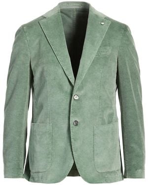 L.B.M. 1911 Blazer Cotton, Modal, Elastane - Green