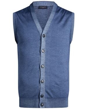 Daniele Fiesoli Cardigan Merino Wool - Blue