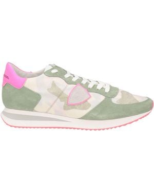 Philippe Model Trainers Leather, Textile Fibres - Multicolour