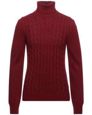 Tsd12 Burgundy Turtleneck Dralon - Red