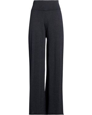 Alpha Studio Charcoal Trousers Virgin Wool - Blue