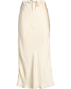 Marella Monochrome Maxi Skirt Acetate - Natural