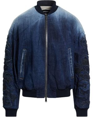 DSquared² Denim Outerwear Cotton, Elastane - Blue