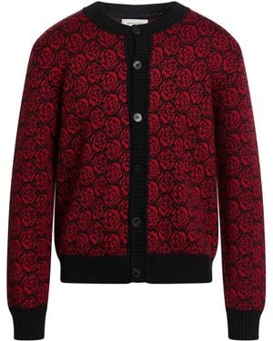Ernest W. Baker Cardigan Merino Wool - Red