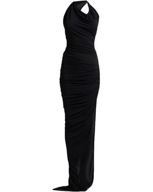 Rick Owens Maxi Dress Viscose, Polyamide, Elastane - Black