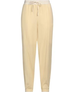 Jil Sander Trousers Virgin Wool - Natural