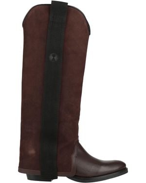 Bruno Bordese Boot Leather, Textile Fibers - Brown