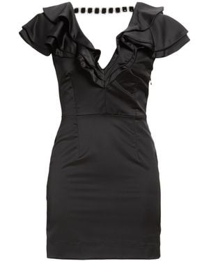Gaelle Paris Mini Dress Polyester, Elastane - Black