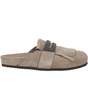 Brunello Cucinelli Mules & Clogs - Grey