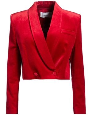 Lardini Blazer Cotton, Modal, Elastane - Red