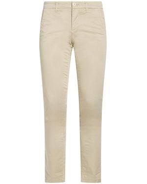 Guess Pants Cotton, Elastane - Natural