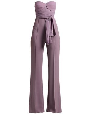 Elisabetta Franchi Jumpsuit Viscose, Elastane - Purple