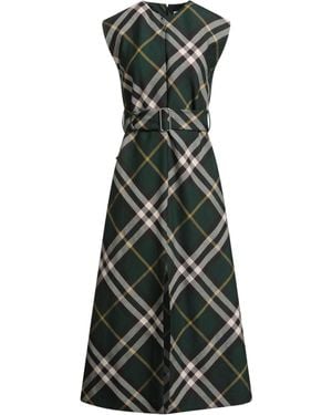 Burberry Midi Dress Wool - Black
