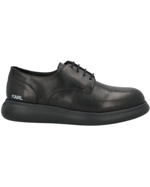 KARL LAGERFELD Lace-Up Shoes - Black