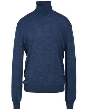 Trussardi Turtleneck Wool - Blue