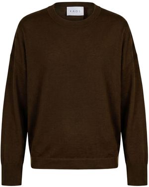 Kaos Pullover - Braun