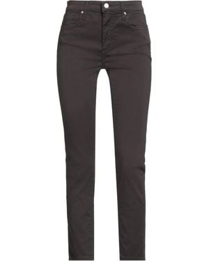 ARMANI EXCHANGE Dark Trousers Cotton, Elastane - Grey