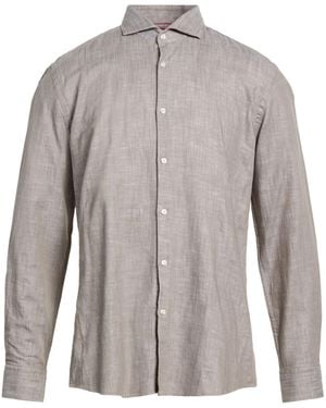 HUGO Shirt Cotton, Linen - Gray