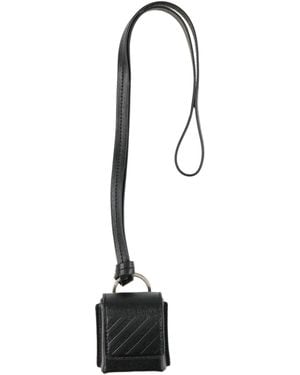 Off-White c/o Virgil Abloh Key Ring Leather - White