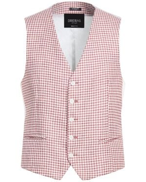 BRERAS Milano Tailored Vest Cotton, Linen - Pink