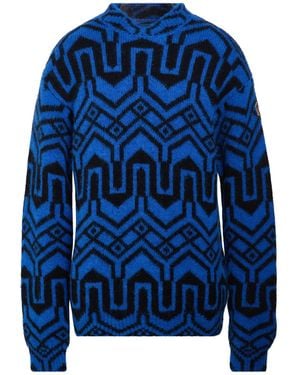 Moncler Après-Ski Turtleneck Alpaca Wool, Polyamide, Elastane - Blue