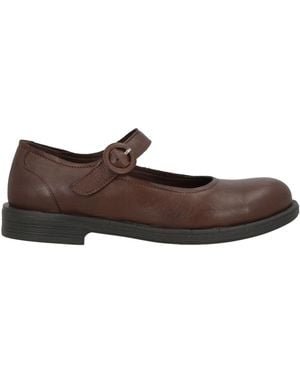 SOFIA MARE Dark Ballet Flats Leather - Brown