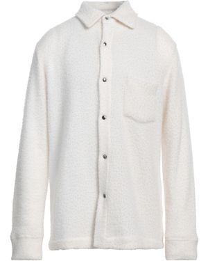 Avant Toi Ivory Shirt Cashmere - White