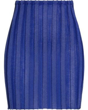 a. roege hove Mini Skirt Cotton, Elastane - Blue