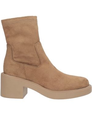 Emanuélle Vee Ankle Boots Textile Fibres - Brown