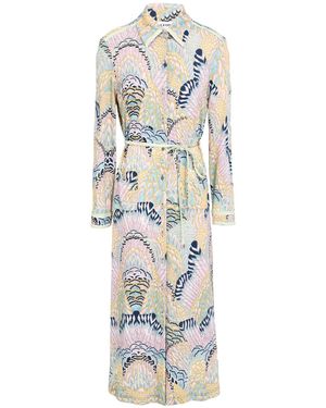 Leonard Paris Midi Dress - White