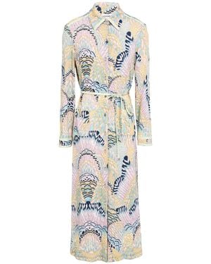 Leonard Paris Midi Dress - White