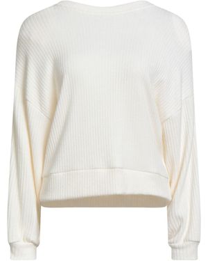 Haveone Ivory Jumper Viscose, Polyester, Polyamide, Elastane - White