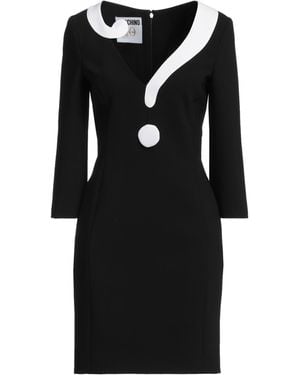 Moschino Mini Dress Polyester, Elastane - Black