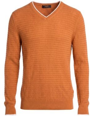 Moorer Sweater Wool, Silk - Orange