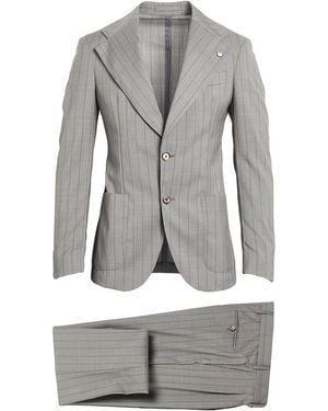 L.B.M. 1911 Light Suit Virgin Wool - Gray