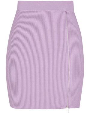 8 by YOOX Mini Skirt - Purple
