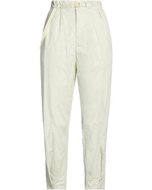 White Sand Trousers Cotton, Elastane - White