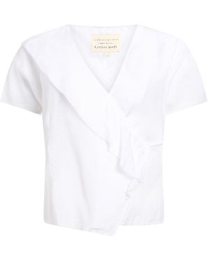 ALESSIA SANTI Top Linen, Viscose, Modal - White