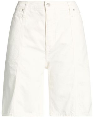 Calvin Klein Denim Shorts Cotton - White