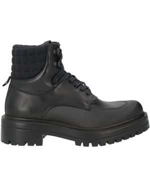 Ambitious Ankle Boots Leather, Textile Fibers - Black