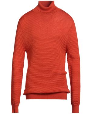 PHILOTINTO Turtleneck Wool, Acrylic - Red