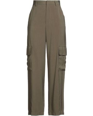 Soallure Military Pants Viscose, Polyester - Green
