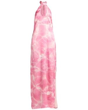 Amen Maxi Dress Polyester, Elastane - Pink