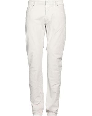 Jacob Cohen Trousers Cotton, Elastane - White