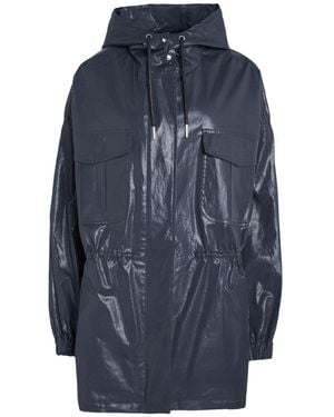 Tommy Hilfiger Overcoat & Trench Coat Cotton, Elastane - Blue