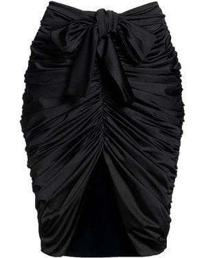 Twenty Four Haitch Midi Skirt Polyester, Elastane - Black