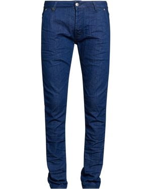 DW DENIM WORLD Jeans Cotton, Polyester, Elastane - Blue