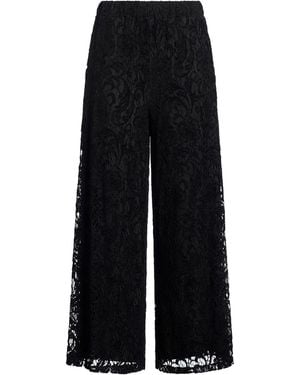Motel Pants Viscose, Nylon, Cotton - Black