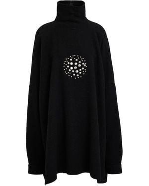 Rick Owens Top Virgin Wool - Black