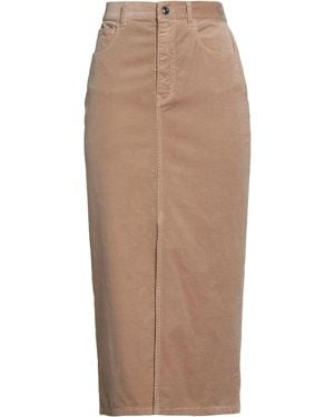 Caractere Sand Midi Skirt Cotton, Modal, Elastane - Natural